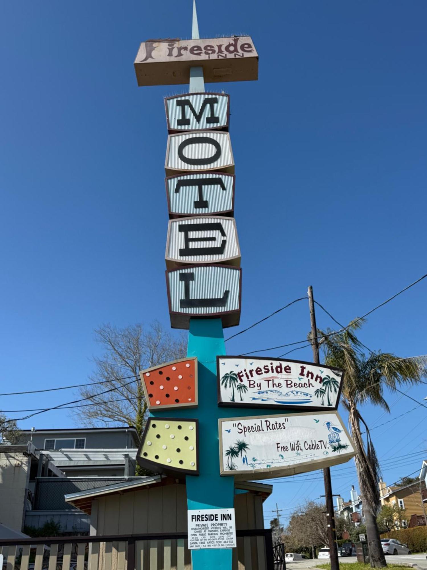 Fireside Inn By The Beach Boardwalk & Bowling Santa Cruz Bagian luar foto